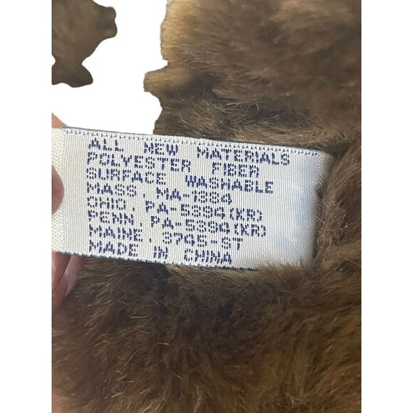 People Pals Plush Chocolate Lab Puppy Stuffed Animal Laying Down Realistic Soft - Picture 9 of 10